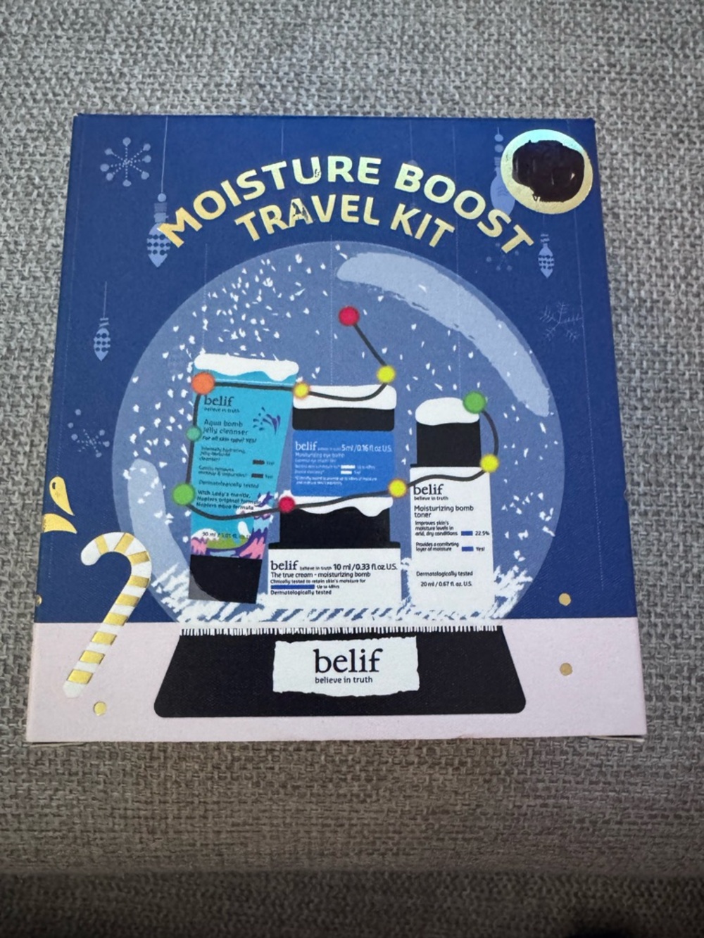 belif Moisture Boost Travel Kit - Blue